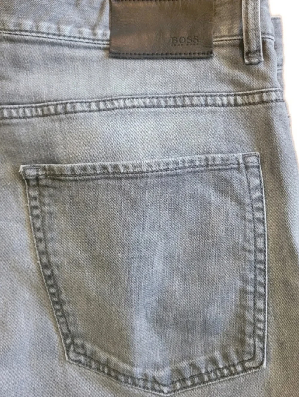 Hugo Boss Jeans Straight Leg Men's 38x32 Gray Jeans